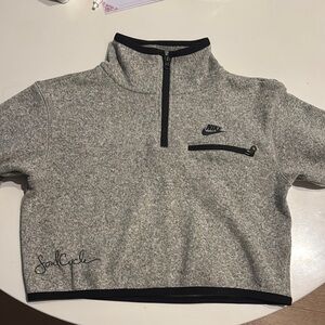 Nike Heather Gray Half-Zip Pullover - SoulCycle